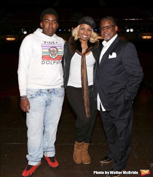 NeNe Leakes with son Brentt Leakes and husband Gregg Leakes  Photo