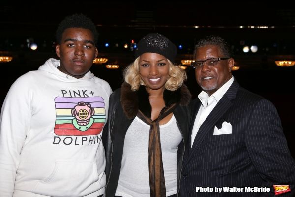 NeNe Leakes with son Brentt Leakes and husband Gregg Leakes  Photo
