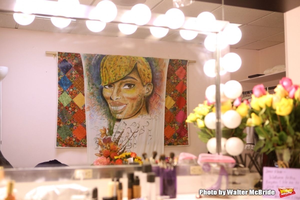 NeNe Leakes dressing room  at 