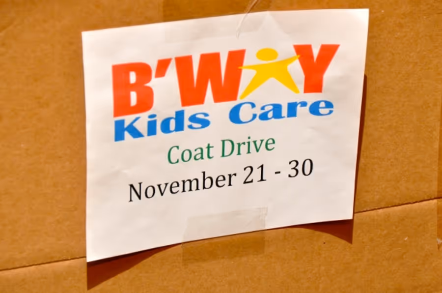 Photo Coverage: KINKY BOOTS Performers Join Broadway Kids Coat Drive Image