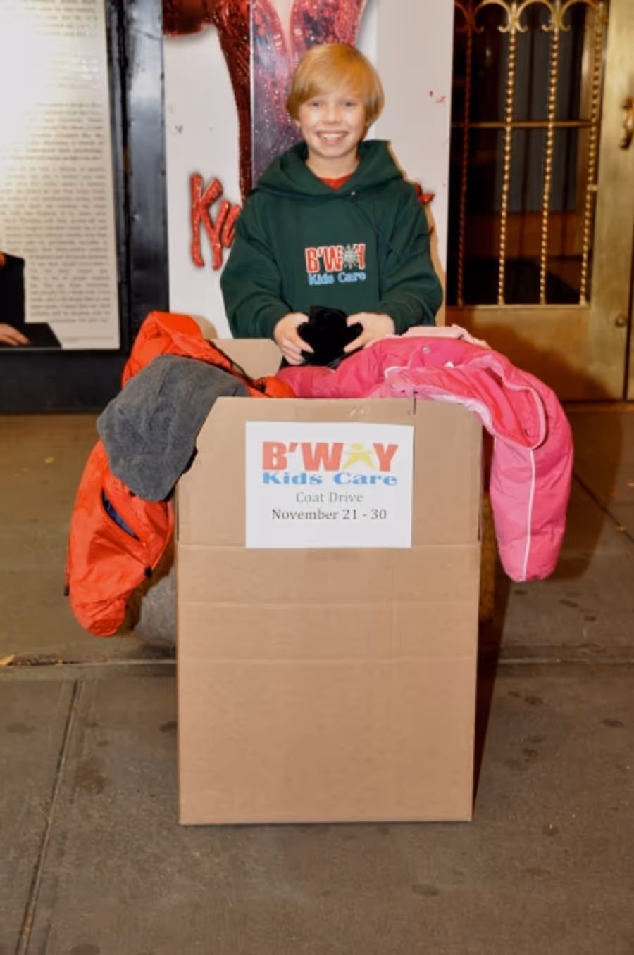 Photo Coverage: KINKY BOOTS Performers Join Broadway Kids Coat Drive Image
