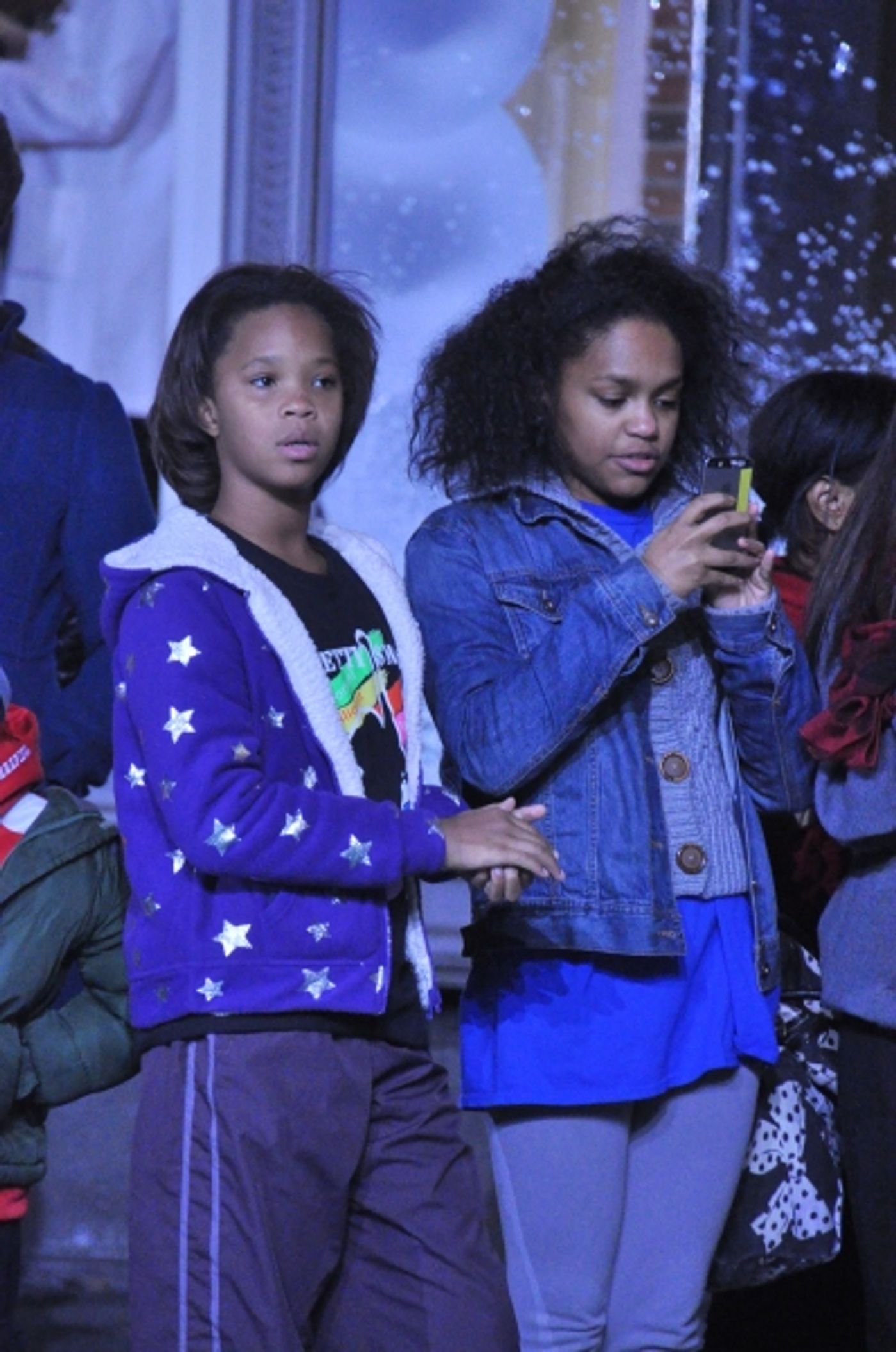 Photo Coverage: Inside Rehearsal for Macy's 88th Annual Thanksgiving Day Parade with Quvenzhane Wallis, the Cast of NBC's PETER PAN & More  Image