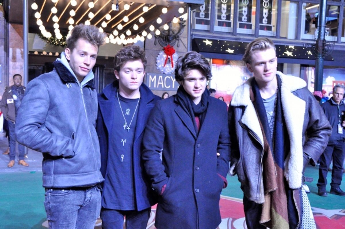 The Vamps-James McVey, Conor Ball, Bradley Simpson and Tristan Evans at 