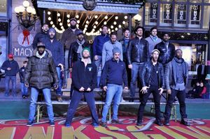 Christian Borle and The Pirates from Peter Pan Live Photo