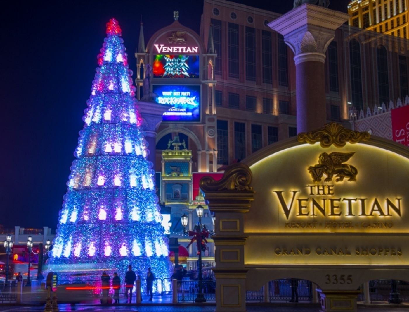 Photo Flash: Tori Spelling, Dean McDermott and Family Join Christmas Tree Lighting at The Venetian  Image