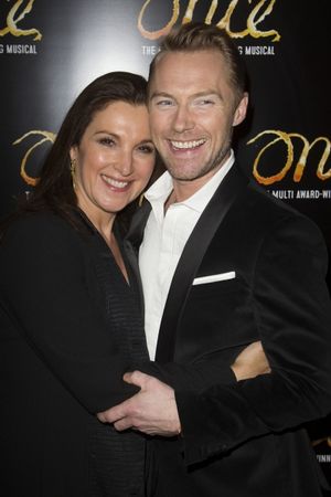 Barbara Broccoli (Producer) and Ronan Keating (Guy) Photo