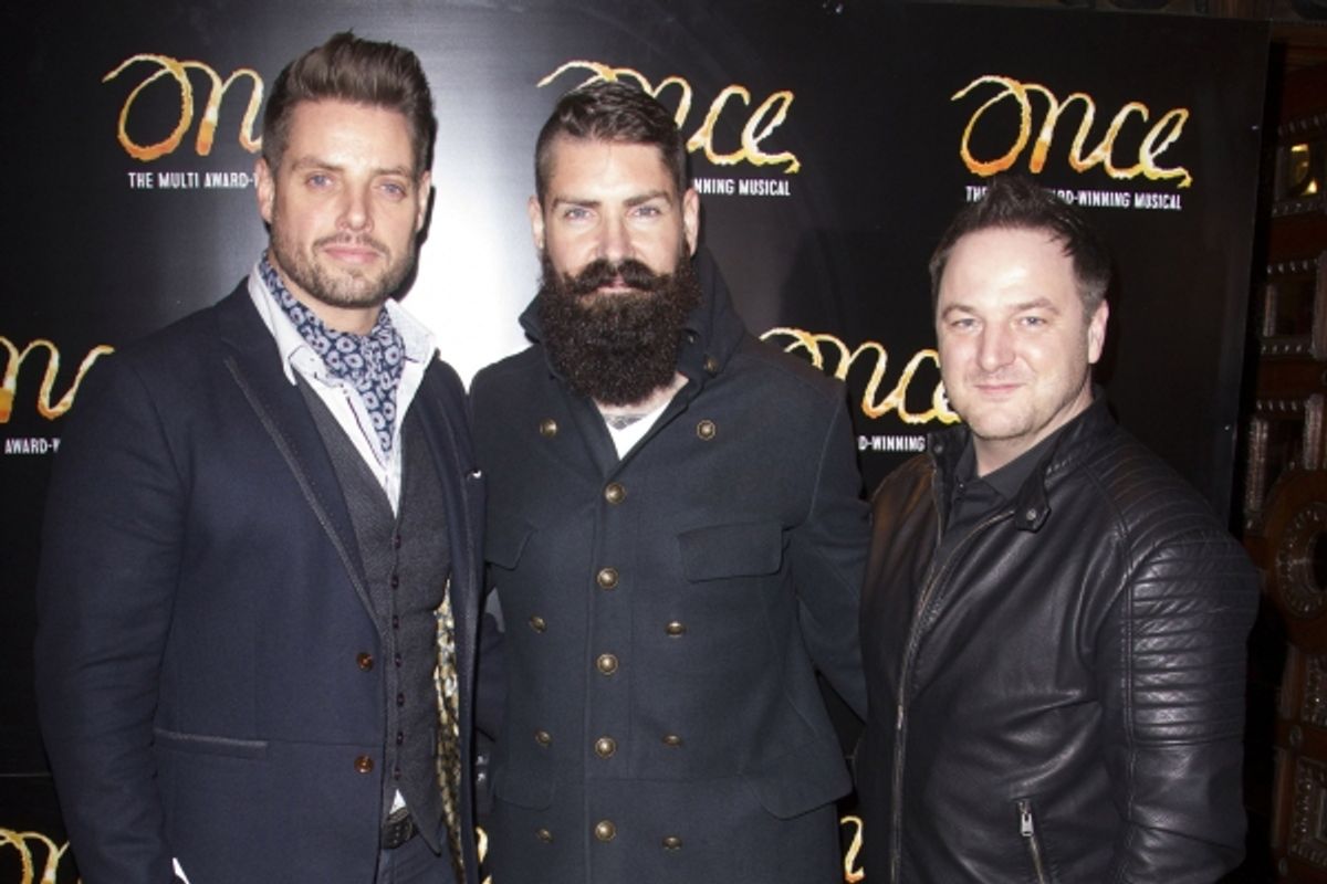 Keith Duffy, Shane Lynch and Mikey Graham at 