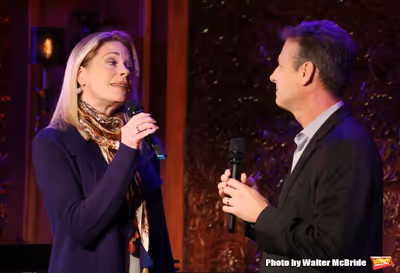 Martin Moran with guest artist Marin Mazzie  Photo