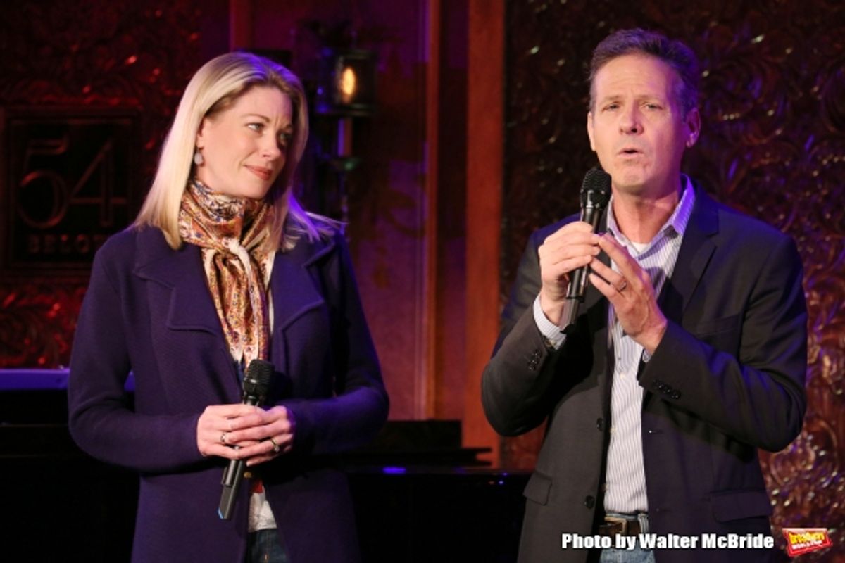 Martin Moran with guest artist Marin Mazzie  at 