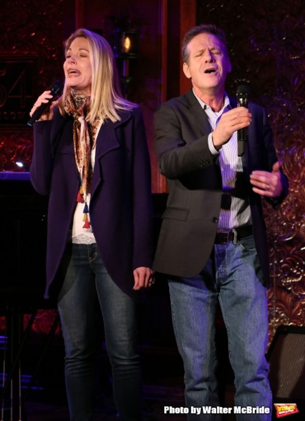 Martin Moran with guest artist Marin Mazzie  Photo