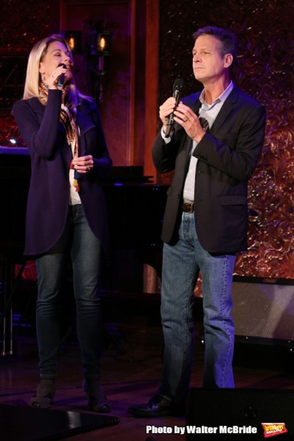 Martin Moran with guest artist Marin Mazzie  Photo