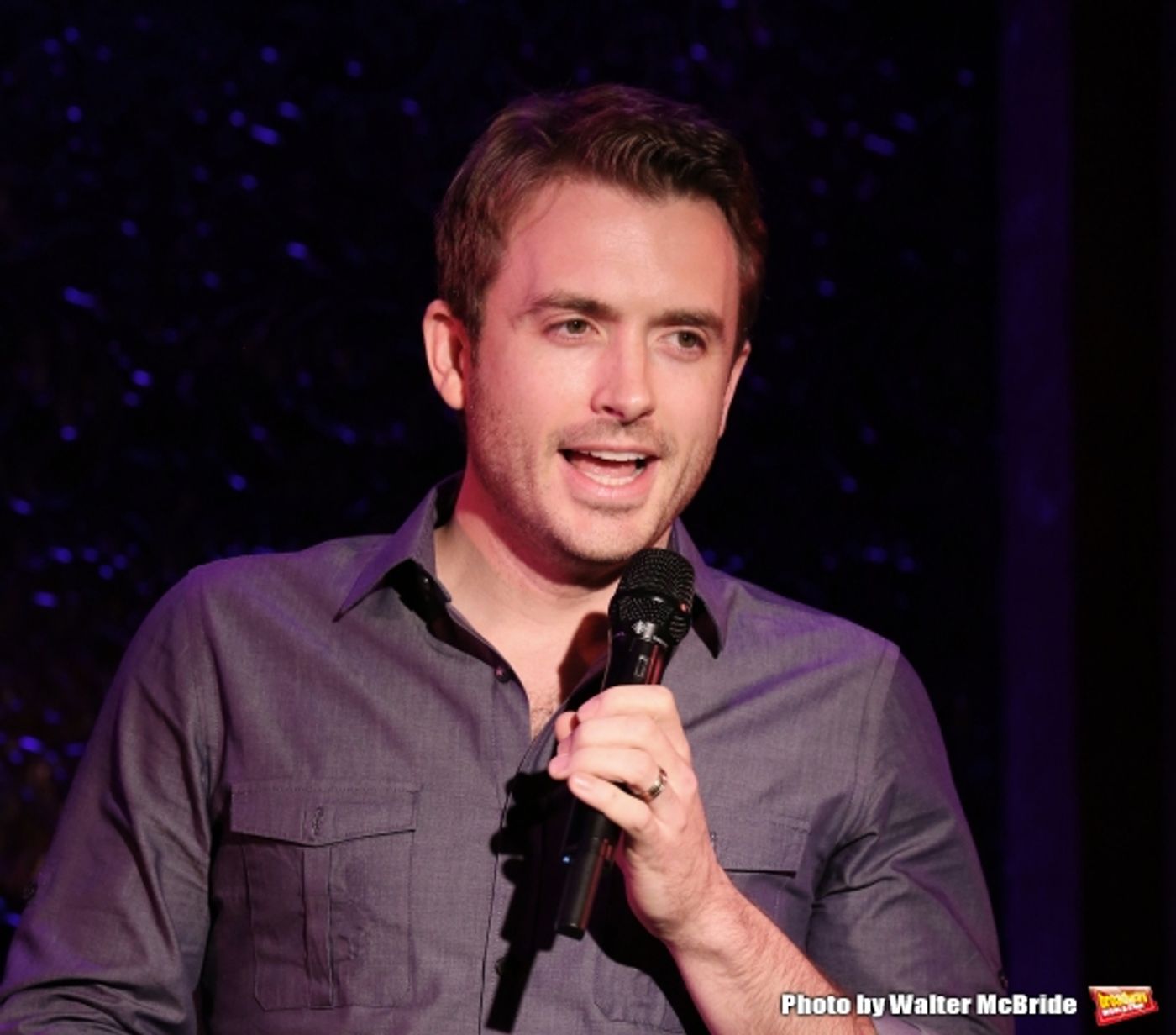 Photo Coverage: James Snyder Previews A FIRST NEW YORK HOLIDAY ROAD WITH FRIENDS at 54 Below  Image