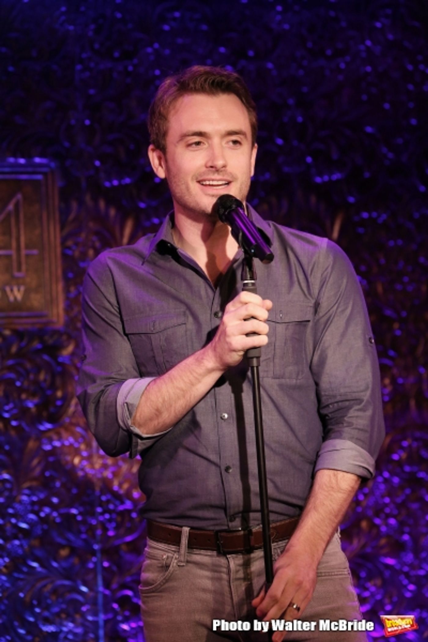 Photo Coverage: James Snyder Previews A FIRST NEW YORK HOLIDAY ROAD WITH FRIENDS at 54 Below  Image