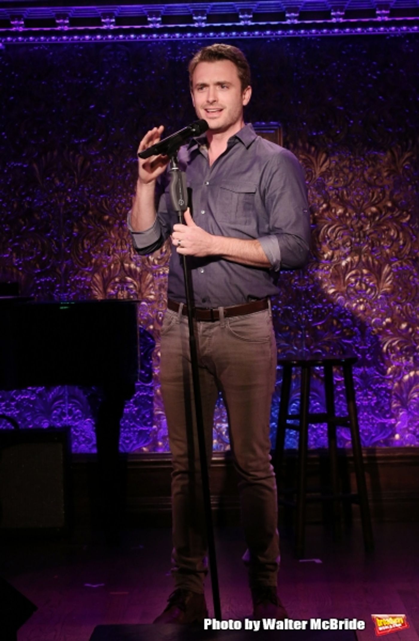 Photo Coverage: James Snyder Previews A FIRST NEW YORK HOLIDAY ROAD WITH FRIENDS at 54 Below  Image