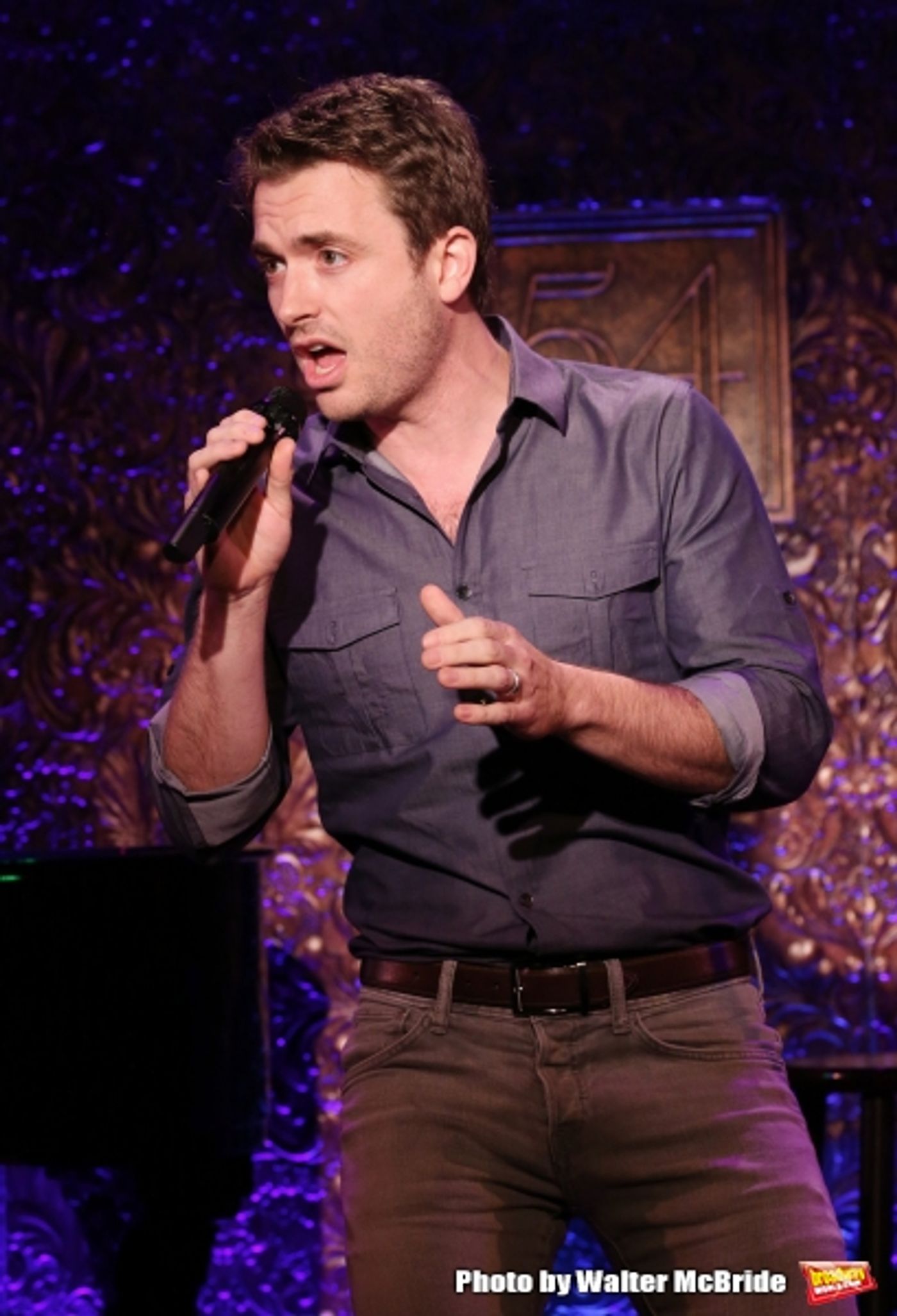 Photo Coverage: James Snyder Previews A FIRST NEW YORK HOLIDAY ROAD WITH FRIENDS at 54 Below  Image