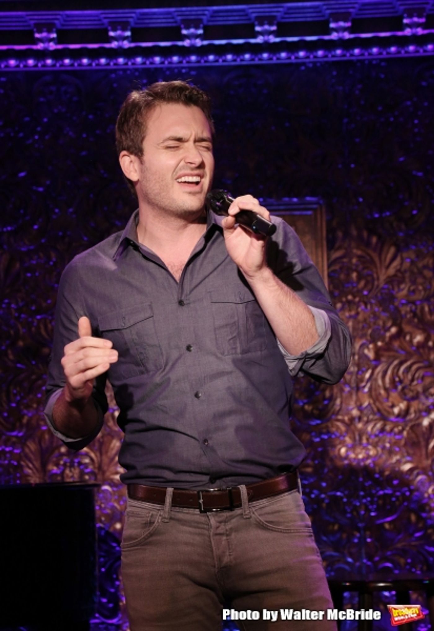 Photo Coverage: James Snyder Previews A FIRST NEW YORK HOLIDAY ROAD WITH FRIENDS at 54 Below  Image