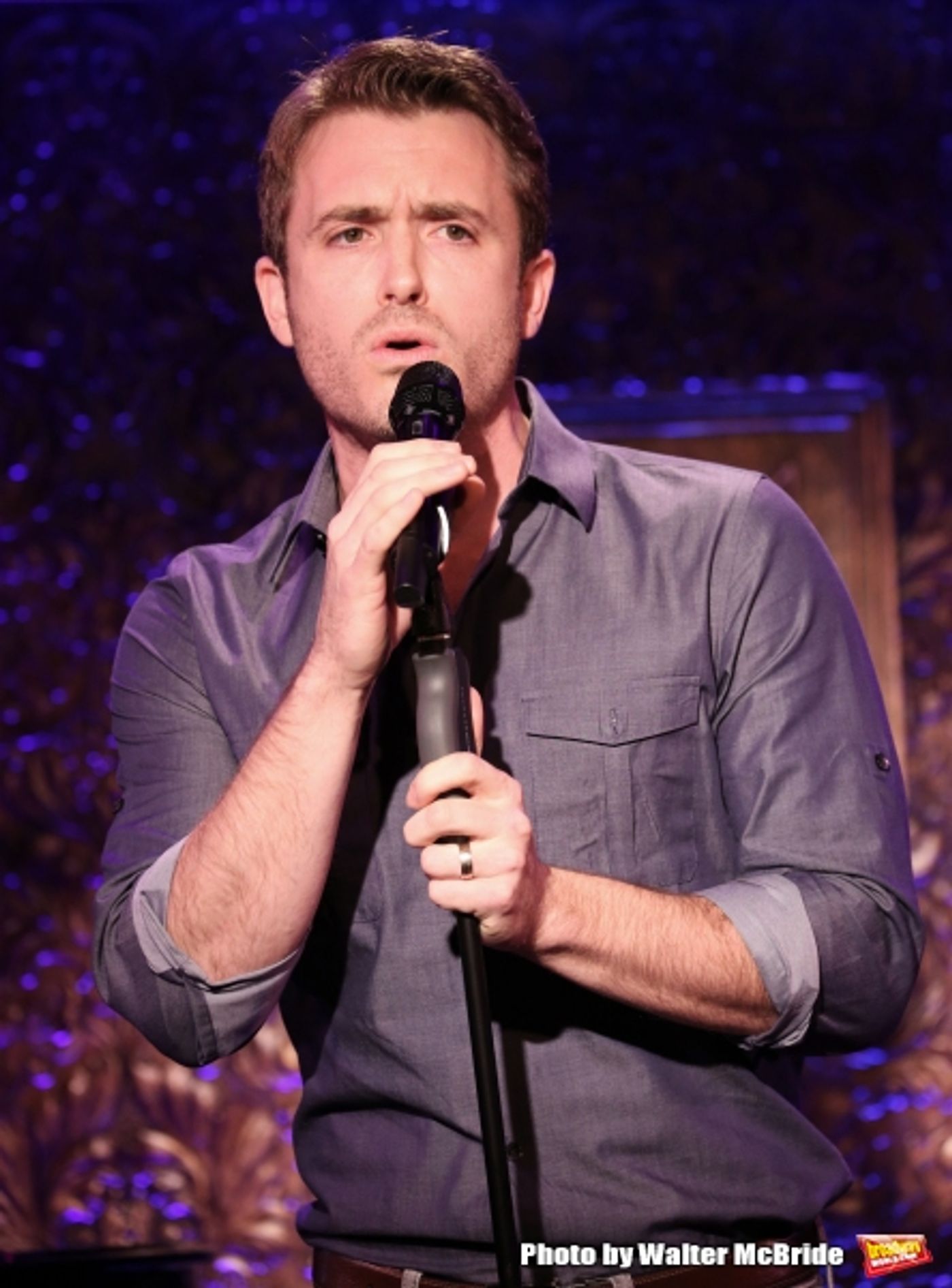 Photo Coverage: James Snyder Previews A FIRST NEW YORK HOLIDAY ROAD WITH FRIENDS at 54 Below  Image