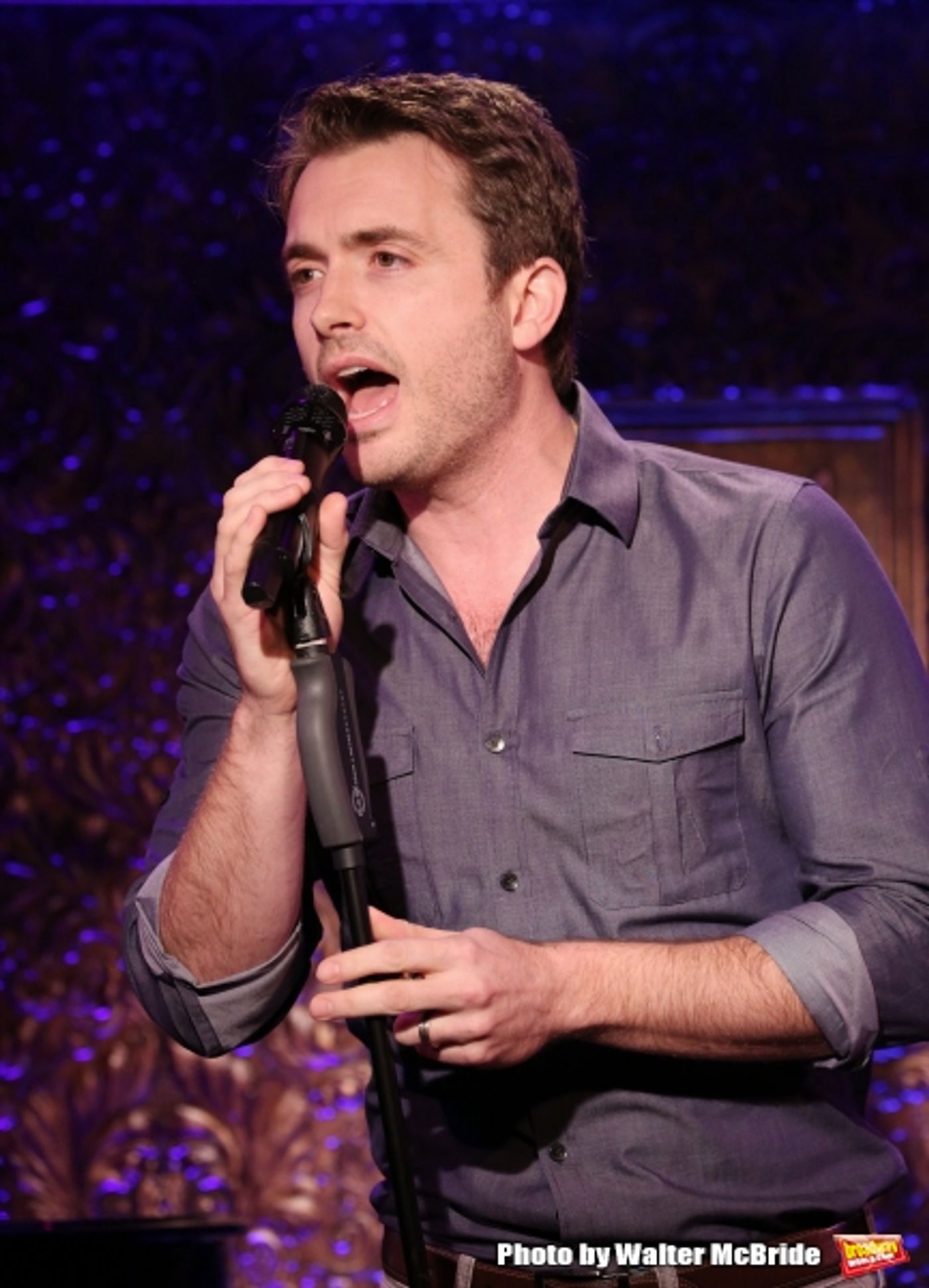 Photo Coverage: James Snyder Previews A FIRST NEW YORK HOLIDAY ROAD WITH FRIENDS at 54 Below  Image