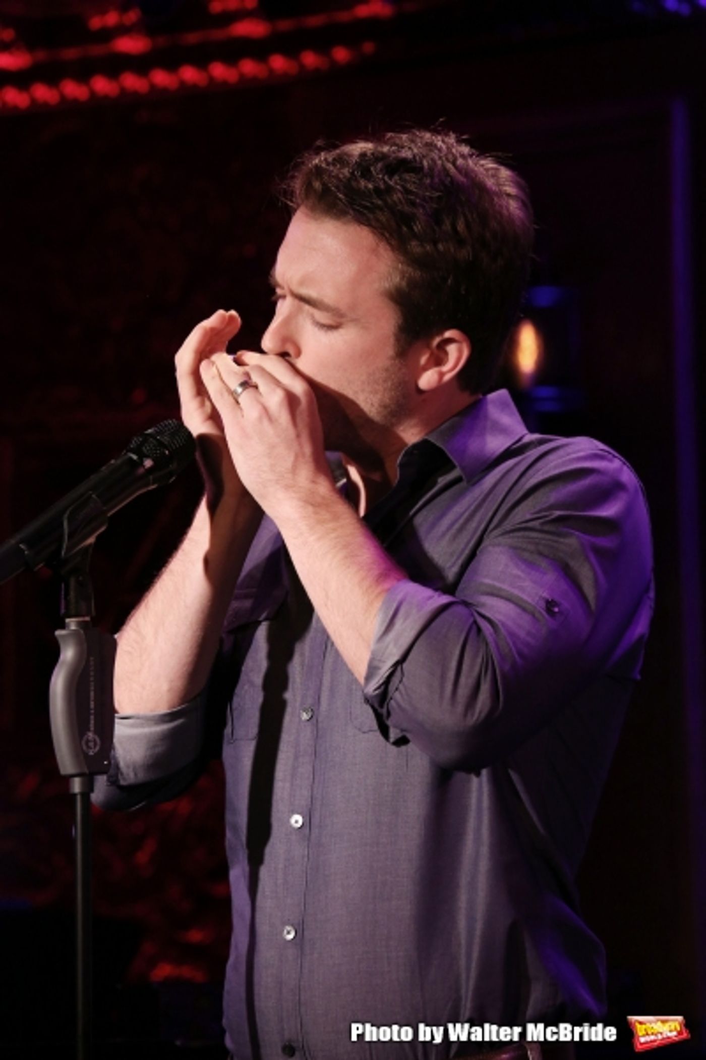 Photo Coverage: James Snyder Previews A FIRST NEW YORK HOLIDAY ROAD WITH FRIENDS at 54 Below  Image