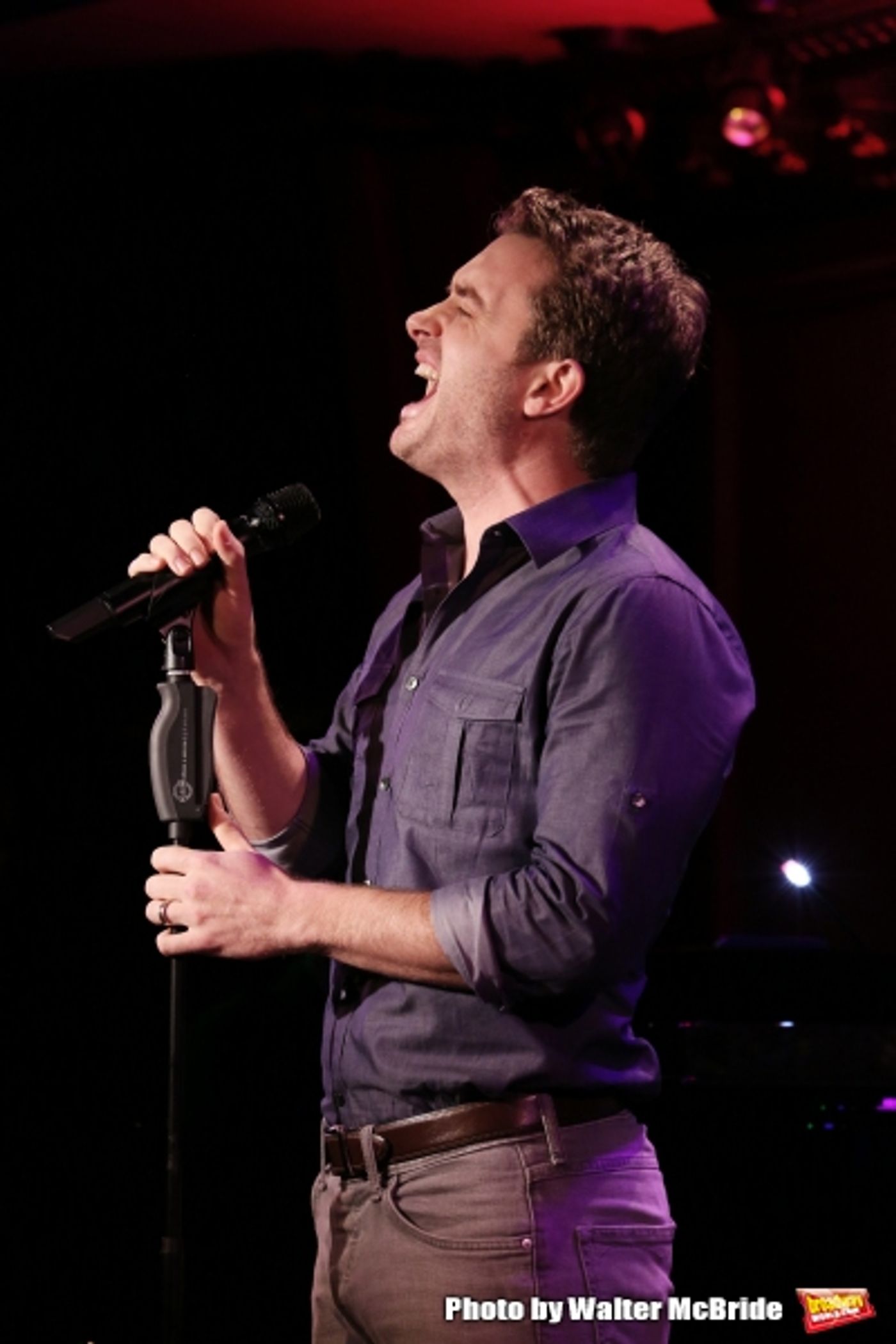 Photo Coverage: James Snyder Previews A FIRST NEW YORK HOLIDAY ROAD WITH FRIENDS at 54 Below  Image