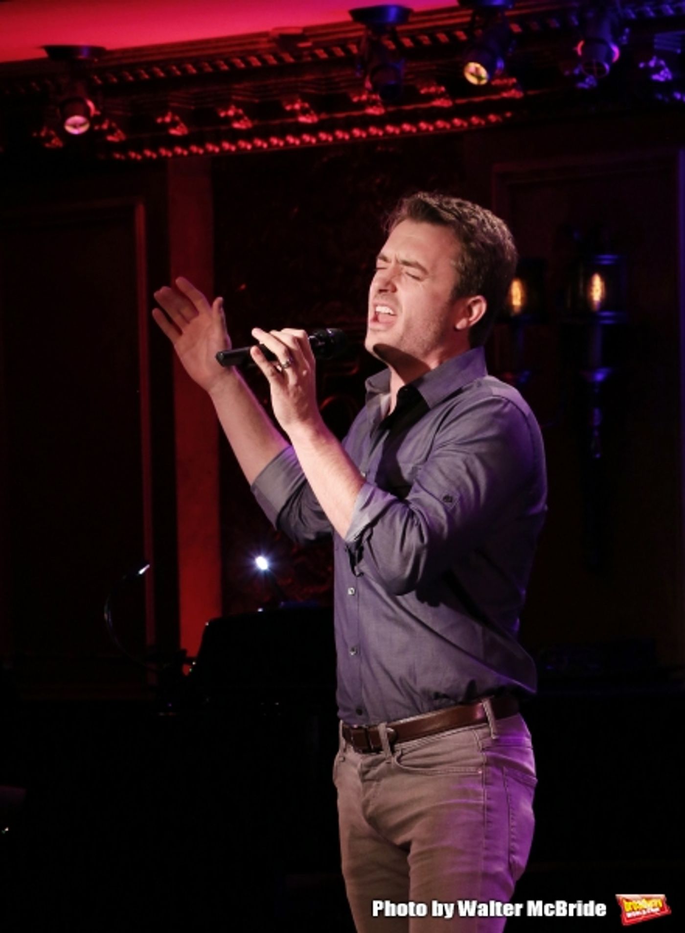 Photo Coverage: James Snyder Previews A FIRST NEW YORK HOLIDAY ROAD WITH FRIENDS at 54 Below  Image