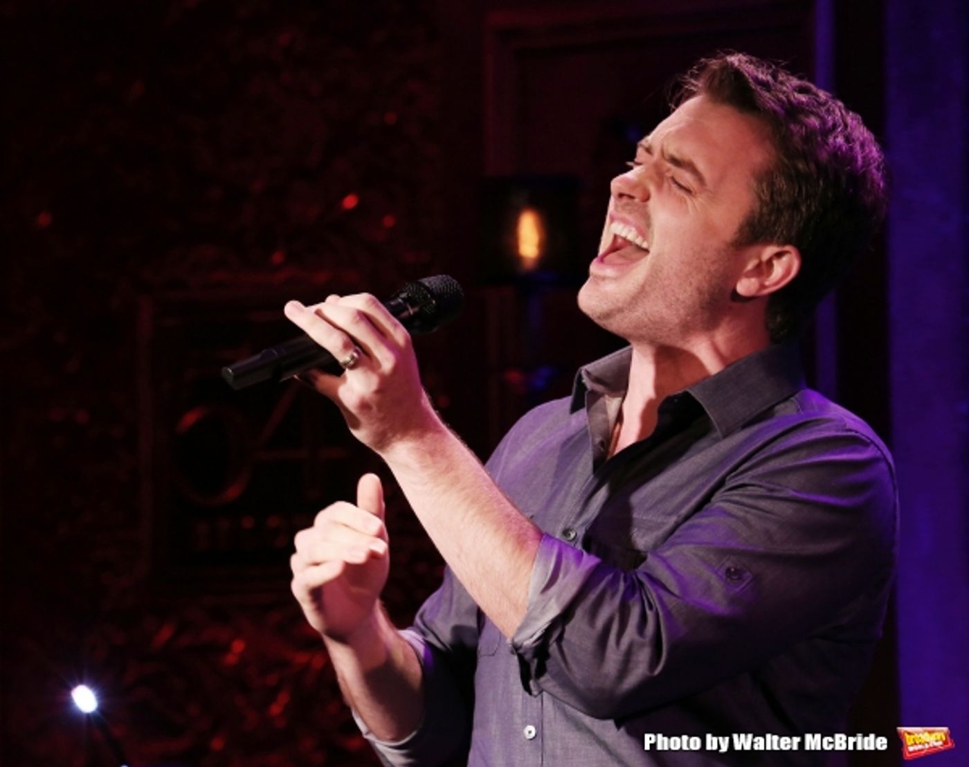 Photo Coverage: James Snyder Previews A FIRST NEW YORK HOLIDAY ROAD WITH FRIENDS at 54 Below  Image