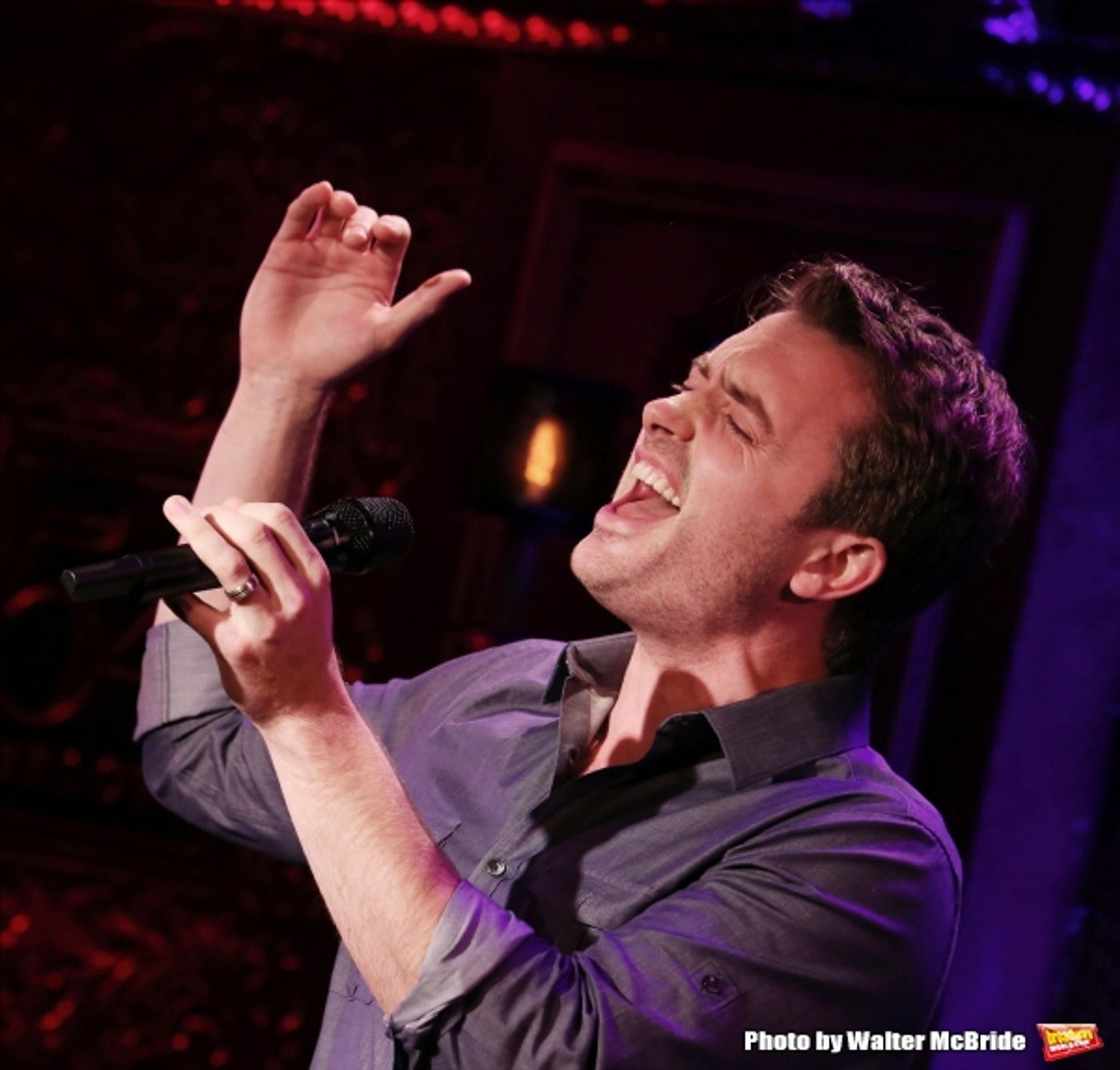 Photo Coverage: James Snyder Previews A FIRST NEW YORK HOLIDAY ROAD WITH FRIENDS at 54 Below  Image