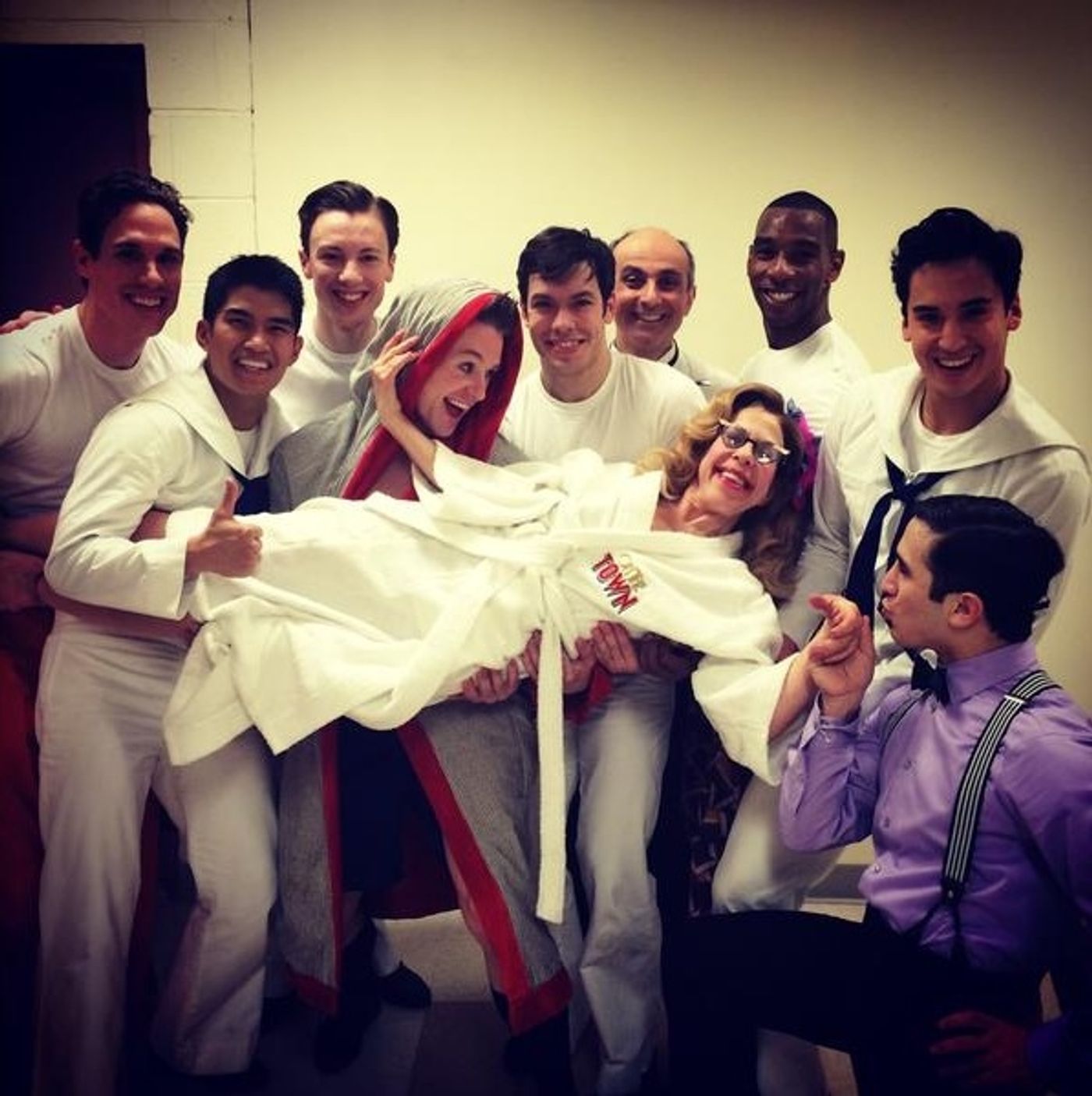 Photo Flash: Saturday Intermission Pics, 11/29 - Part 2 - Happy Birthday to ON THE TOWN's Jackie Hoffman and More!  Image