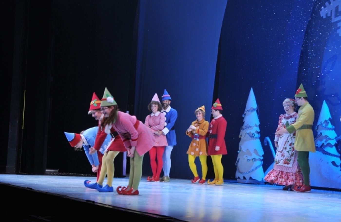 Photo Coverage: Cast of Paper Mill Playhouse's ELF Takes Opening Night Bows!  Image
