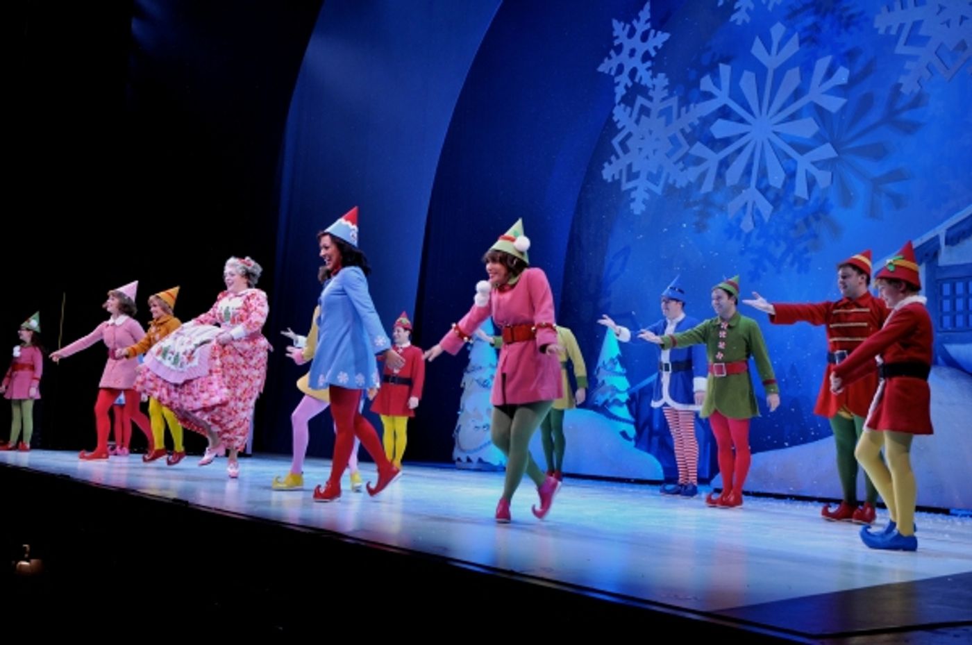 Photo Coverage: Cast of Paper Mill Playhouse's ELF Takes Opening Night Bows!  Image