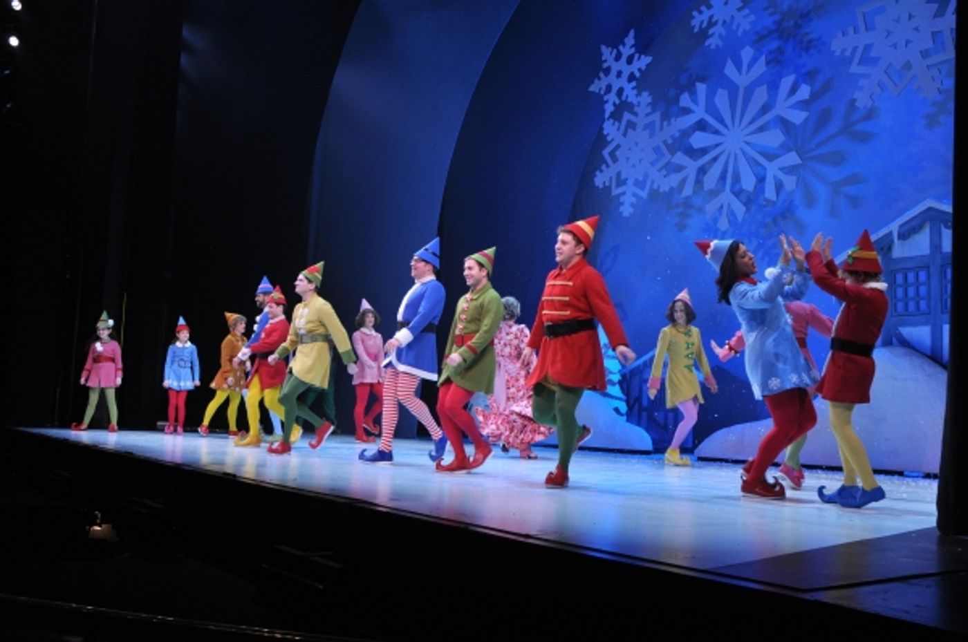 Photo Coverage: Cast of Paper Mill Playhouse's ELF Takes Opening Night Bows!  Image