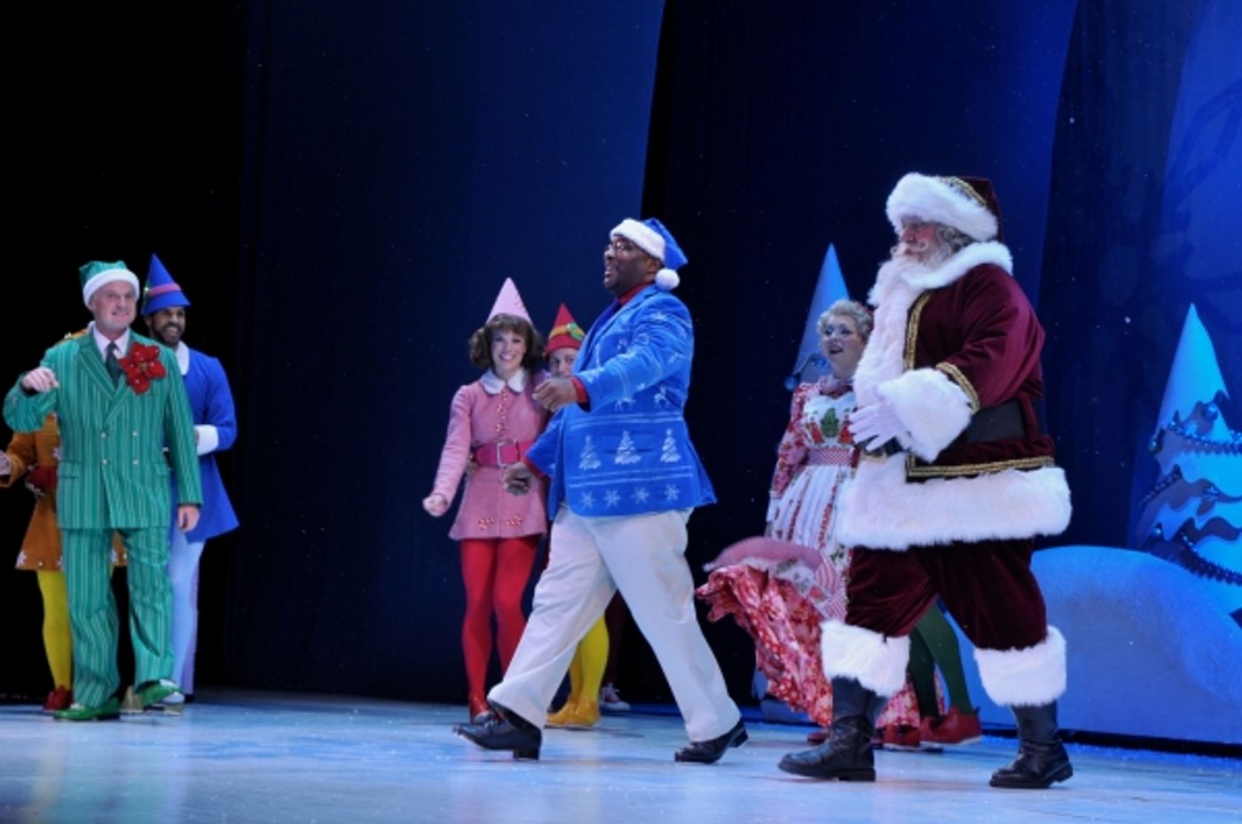 Photo Coverage: Cast of Paper Mill Playhouse's ELF Takes Opening Night Bows!  Image
