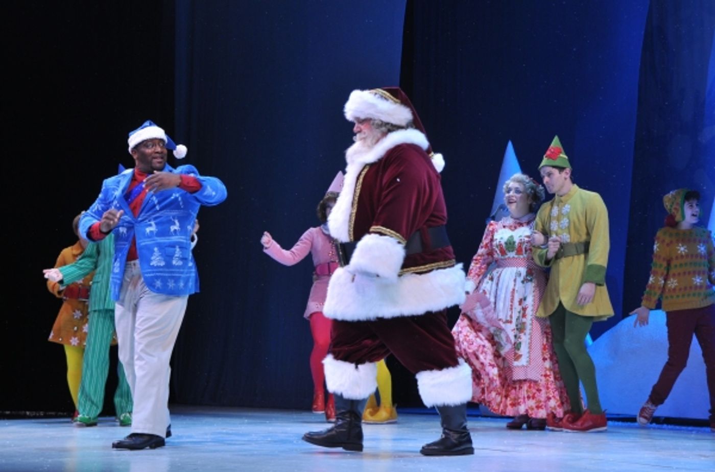 Photo Coverage: Cast of Paper Mill Playhouse's ELF Takes Opening Night Bows!  Image
