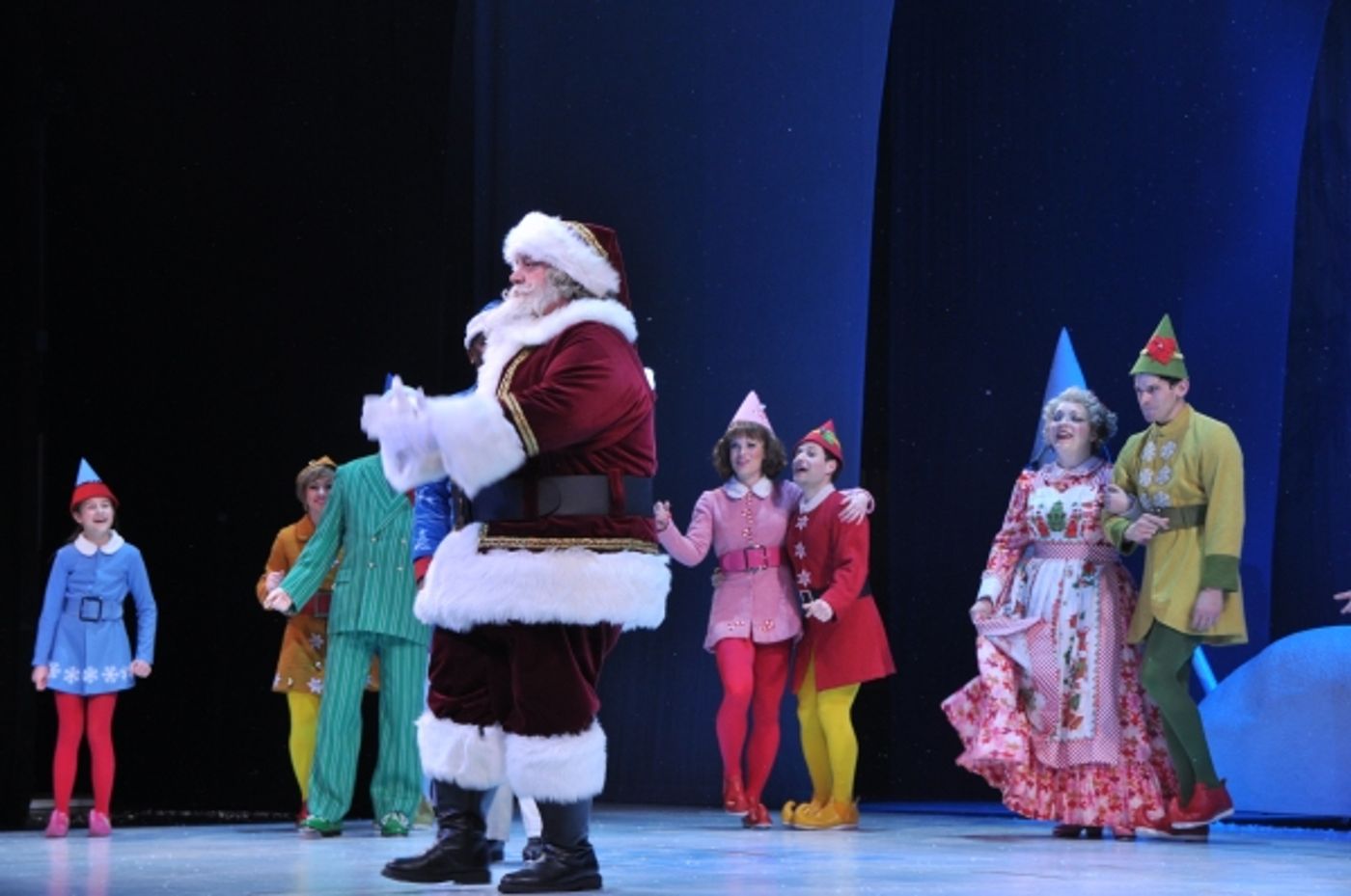 Photo Coverage: Cast of Paper Mill Playhouse's ELF Takes Opening Night Bows!  Image