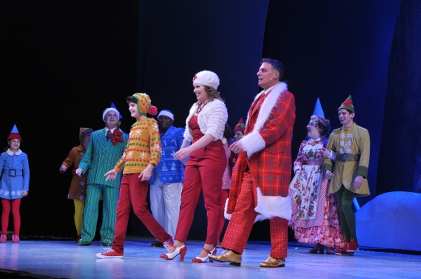 Photo Coverage: Cast of Paper Mill Playhouse's ELF Takes Opening Night Bows!  Image