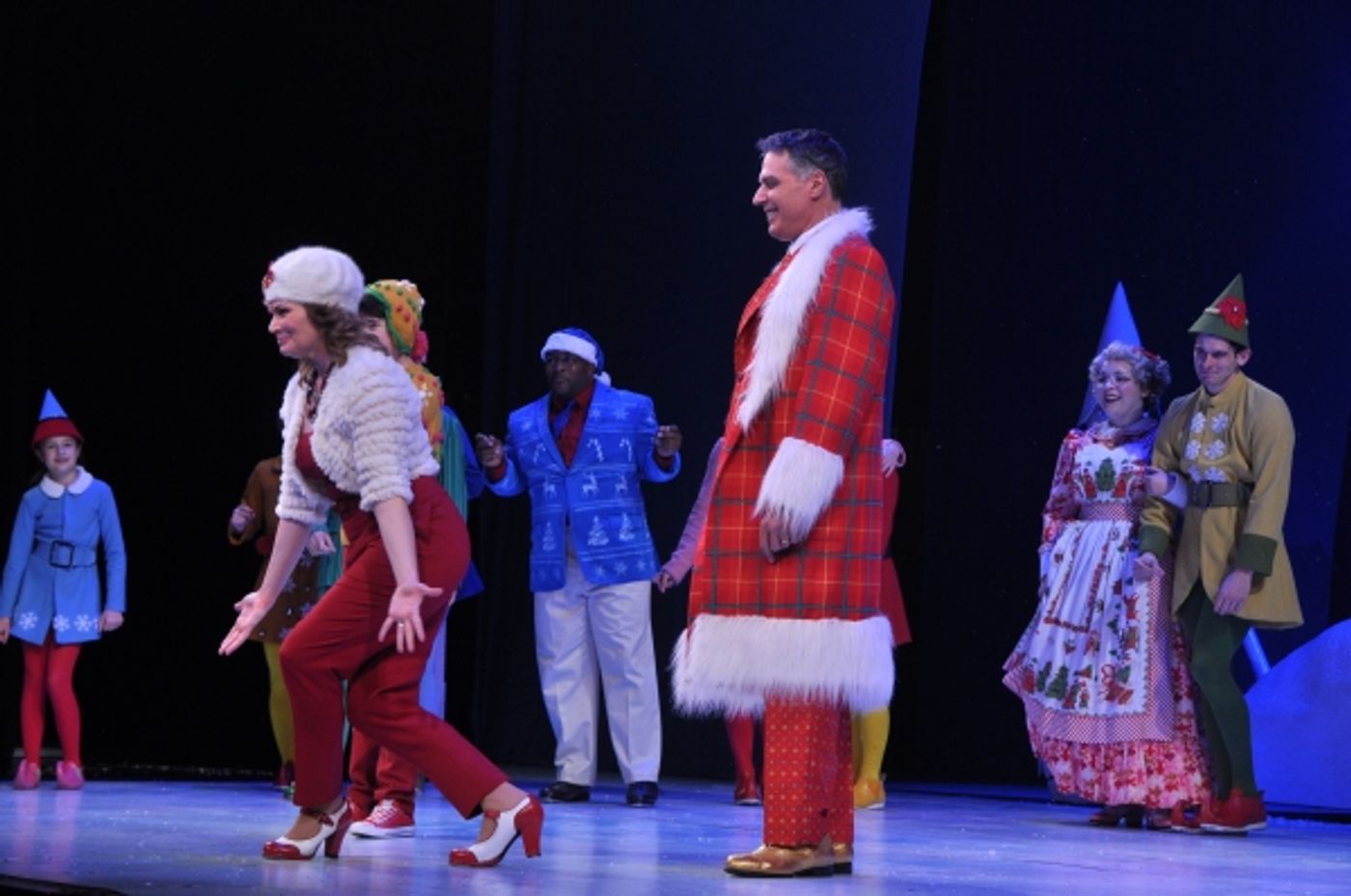 Photo Coverage: Cast of Paper Mill Playhouse's ELF Takes Opening Night Bows!  Image