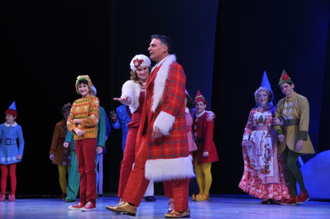 Photo Coverage: Cast of Paper Mill Playhouse's ELF Takes Opening Night Bows!  Image
