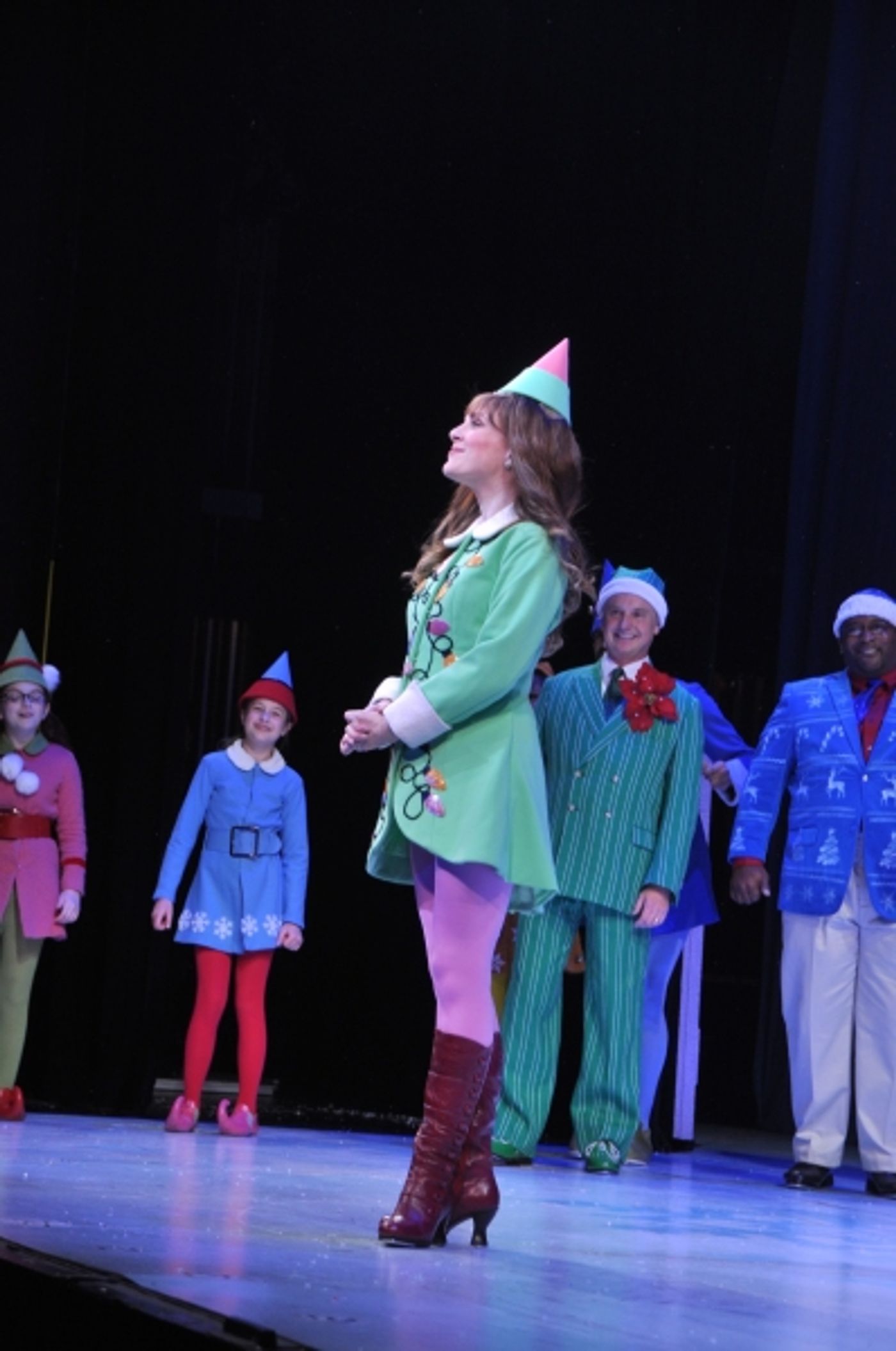 Photo Coverage: Cast of Paper Mill Playhouse's ELF Takes Opening Night Bows!  Image