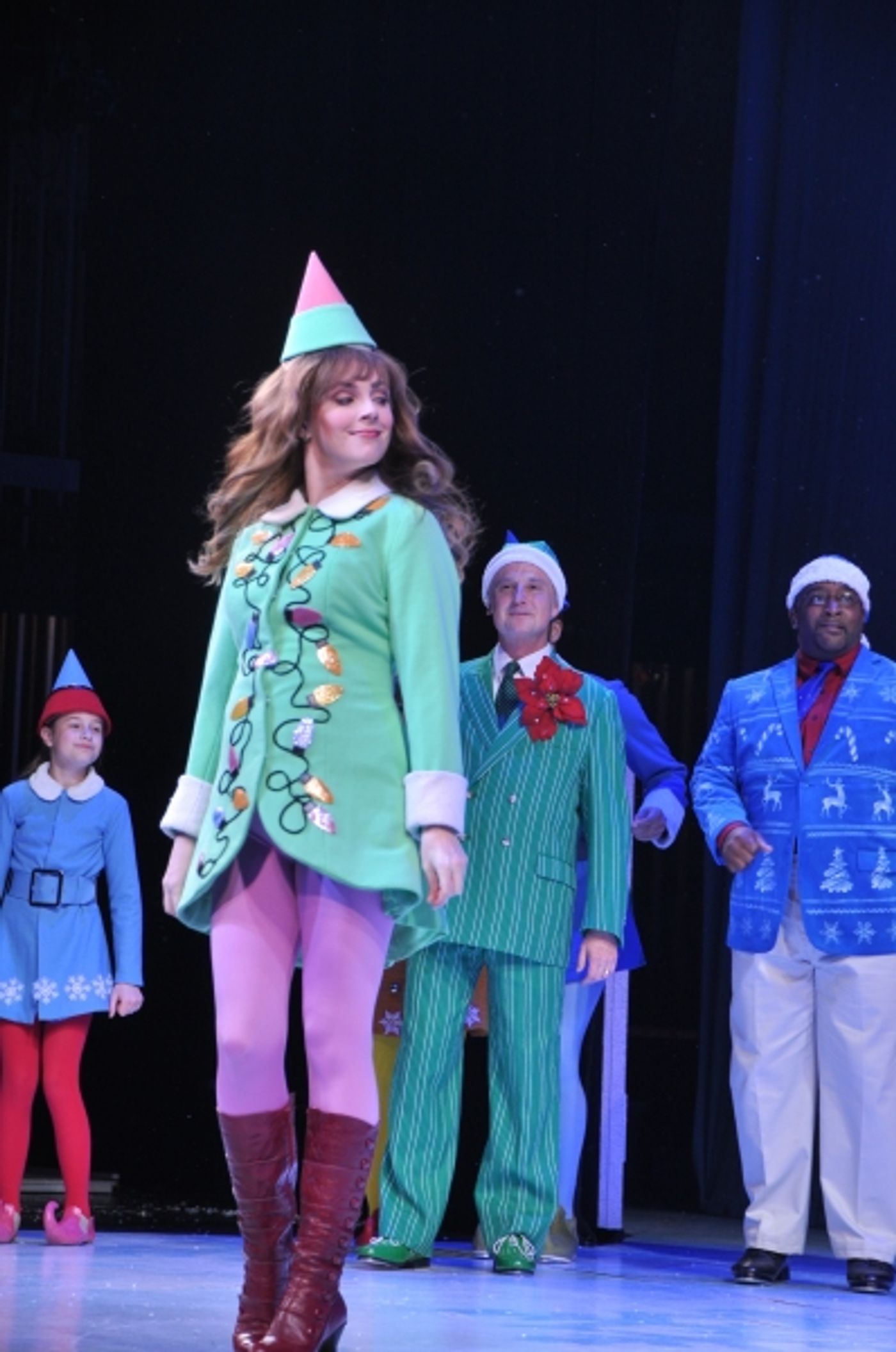 Photo Coverage: Cast of Paper Mill Playhouse's ELF Takes Opening Night Bows!  Image
