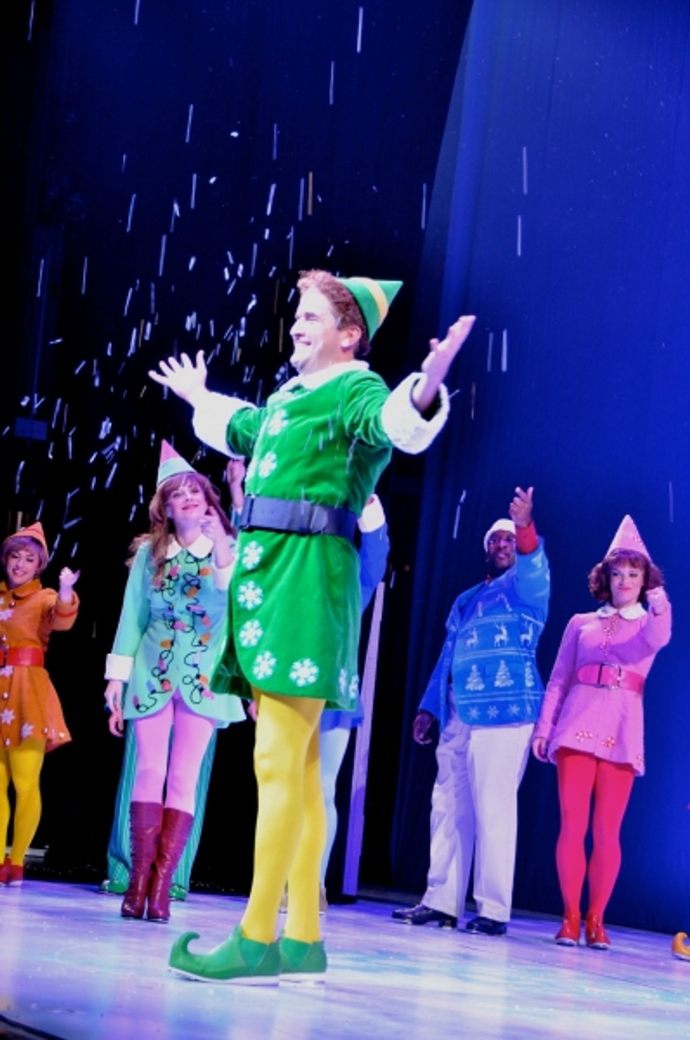 Photo Coverage: Cast of Paper Mill Playhouse's ELF Takes Opening Night Bows!  Image