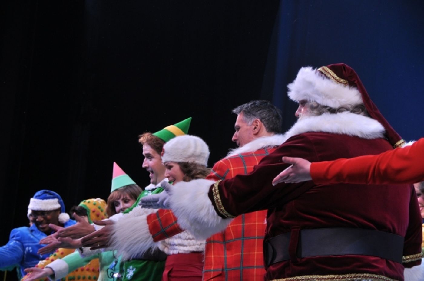 Photo Coverage: Cast of Paper Mill Playhouse's ELF Takes Opening Night Bows!  Image