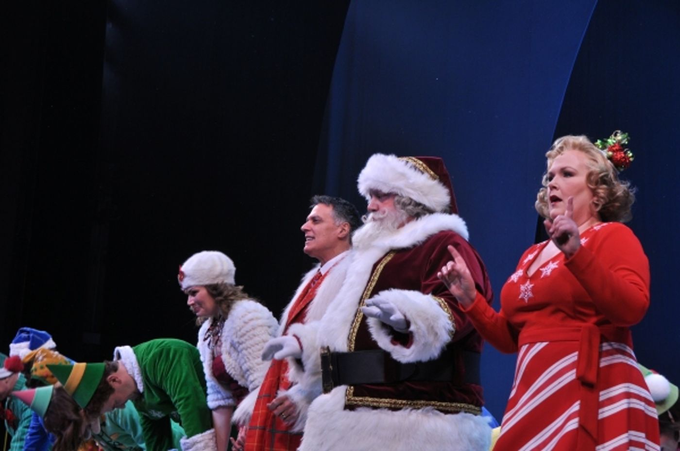 Photo Coverage: Cast of Paper Mill Playhouse's ELF Takes Opening Night Bows!  Image
