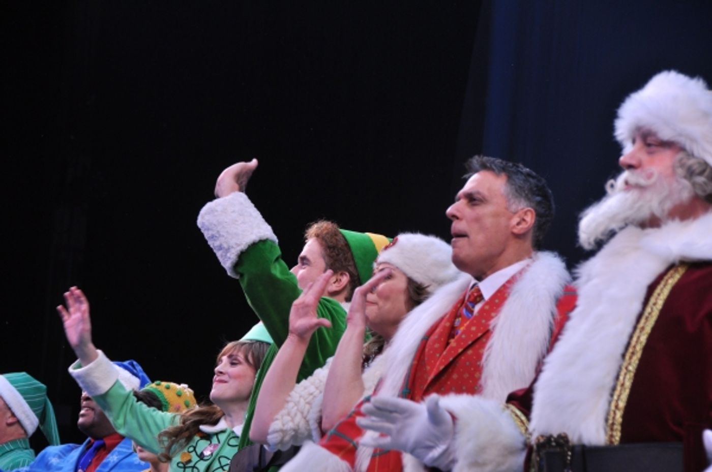 Photo Coverage: Cast of Paper Mill Playhouse's ELF Takes Opening Night Bows!  Image