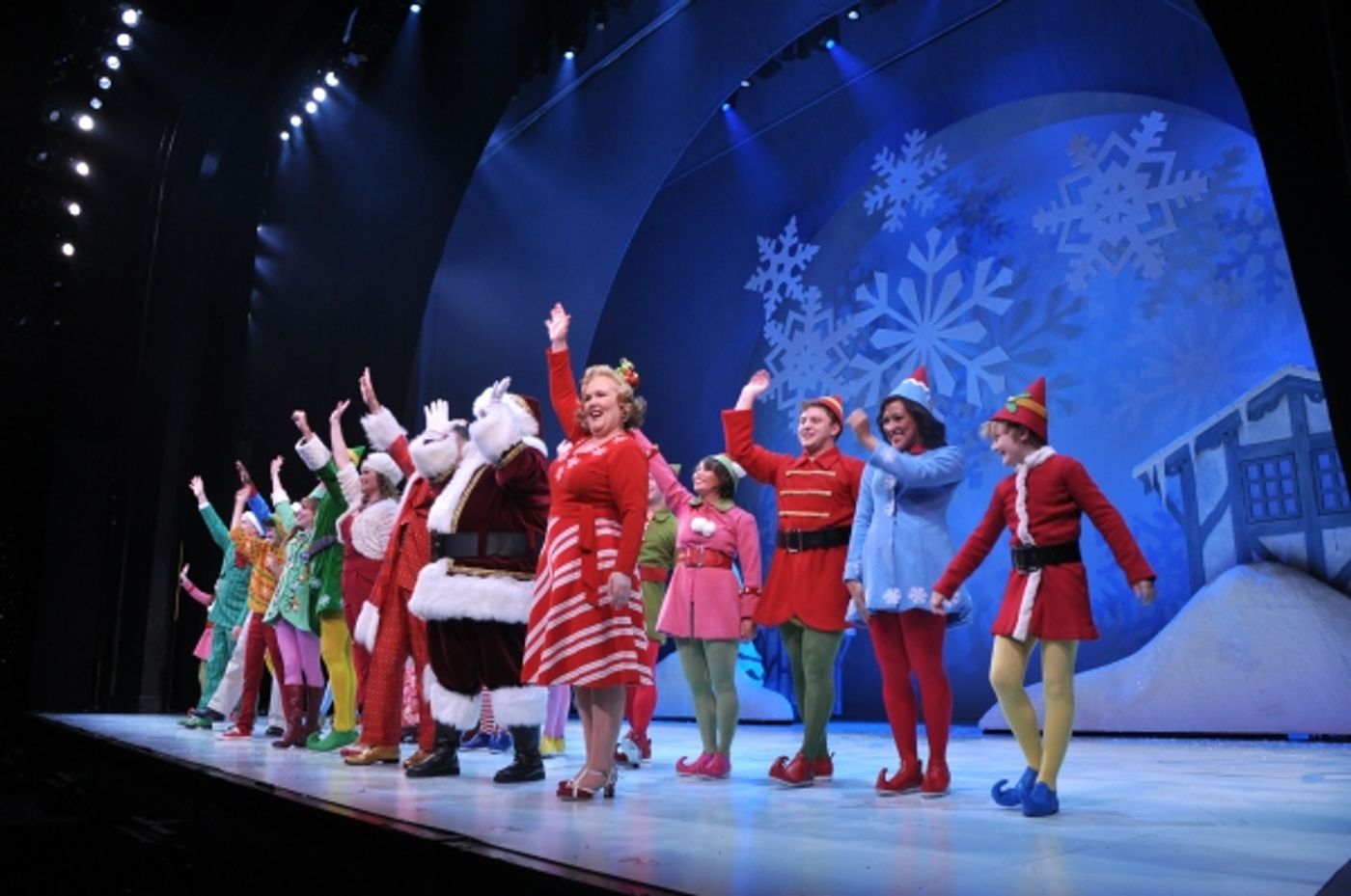 Photo Coverage: Cast of Paper Mill Playhouse's ELF Takes Opening Night Bows!  Image
