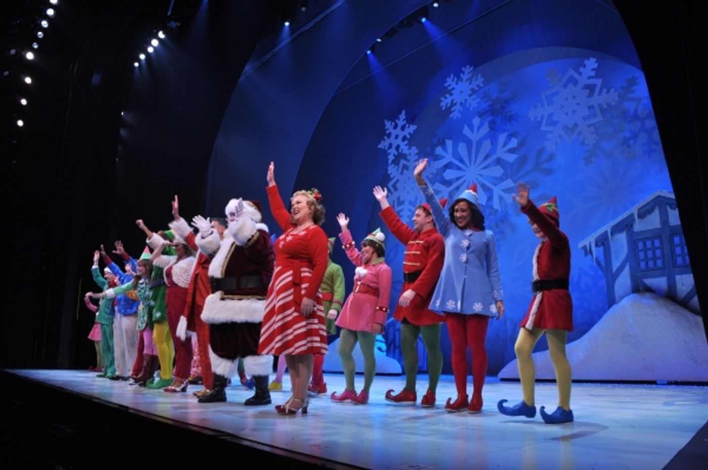Photo Coverage: Cast of Paper Mill Playhouse's ELF Takes Opening Night Bows!  Image