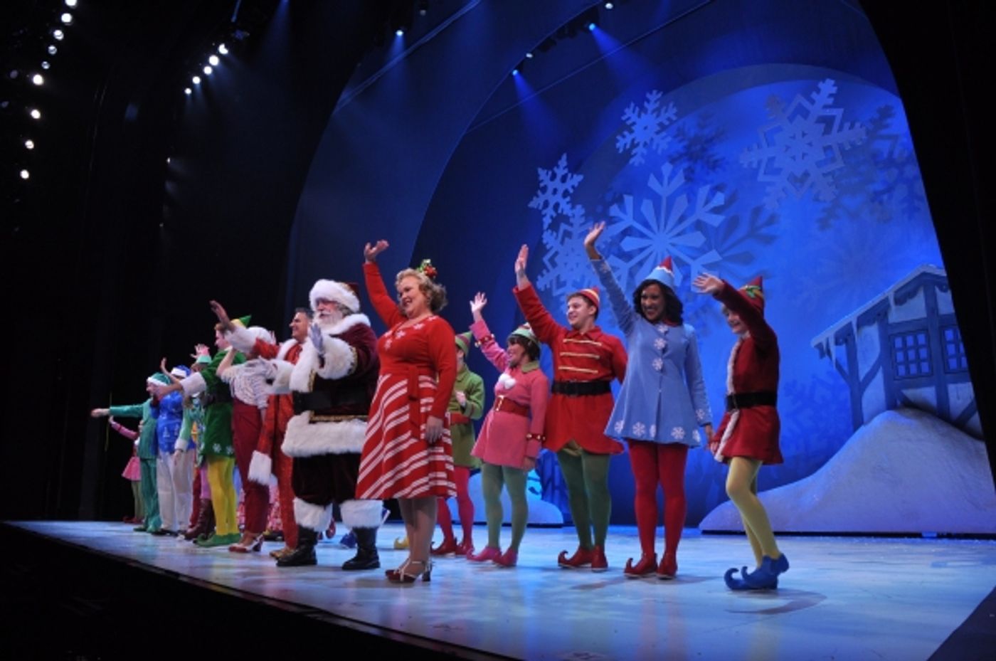 Photo Coverage: Cast of Paper Mill Playhouse's ELF Takes Opening Night Bows!  Image