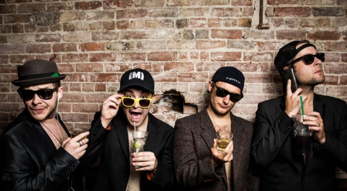 Photo Flash Exclusive: Alex Brightman, Drew Gasparini, F. Michael Haynie, & Andrew Kober Preview New Show THE (M)ORONS HAPPY HOUR!  Image