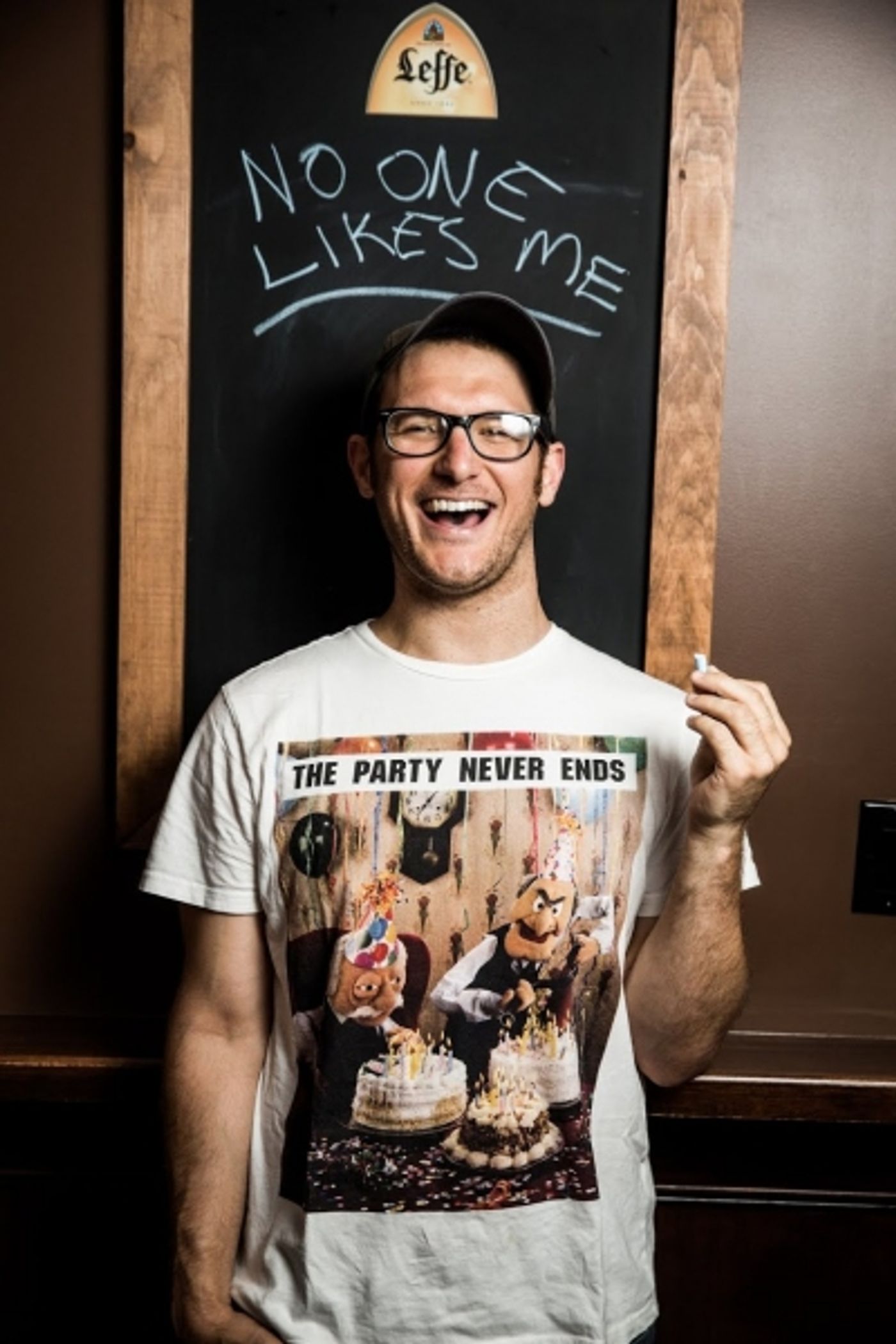 Photo Flash Exclusive: Alex Brightman, Drew Gasparini, F. Michael Haynie, & Andrew Kober Preview New Show THE (M)ORONS HAPPY HOUR!  Image