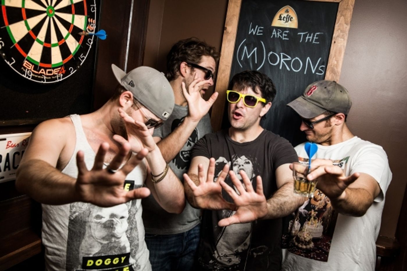 Photo Flash Exclusive: Alex Brightman, Drew Gasparini, F. Michael Haynie, & Andrew Kober Preview New Show THE (M)ORONS HAPPY HOUR!  Image