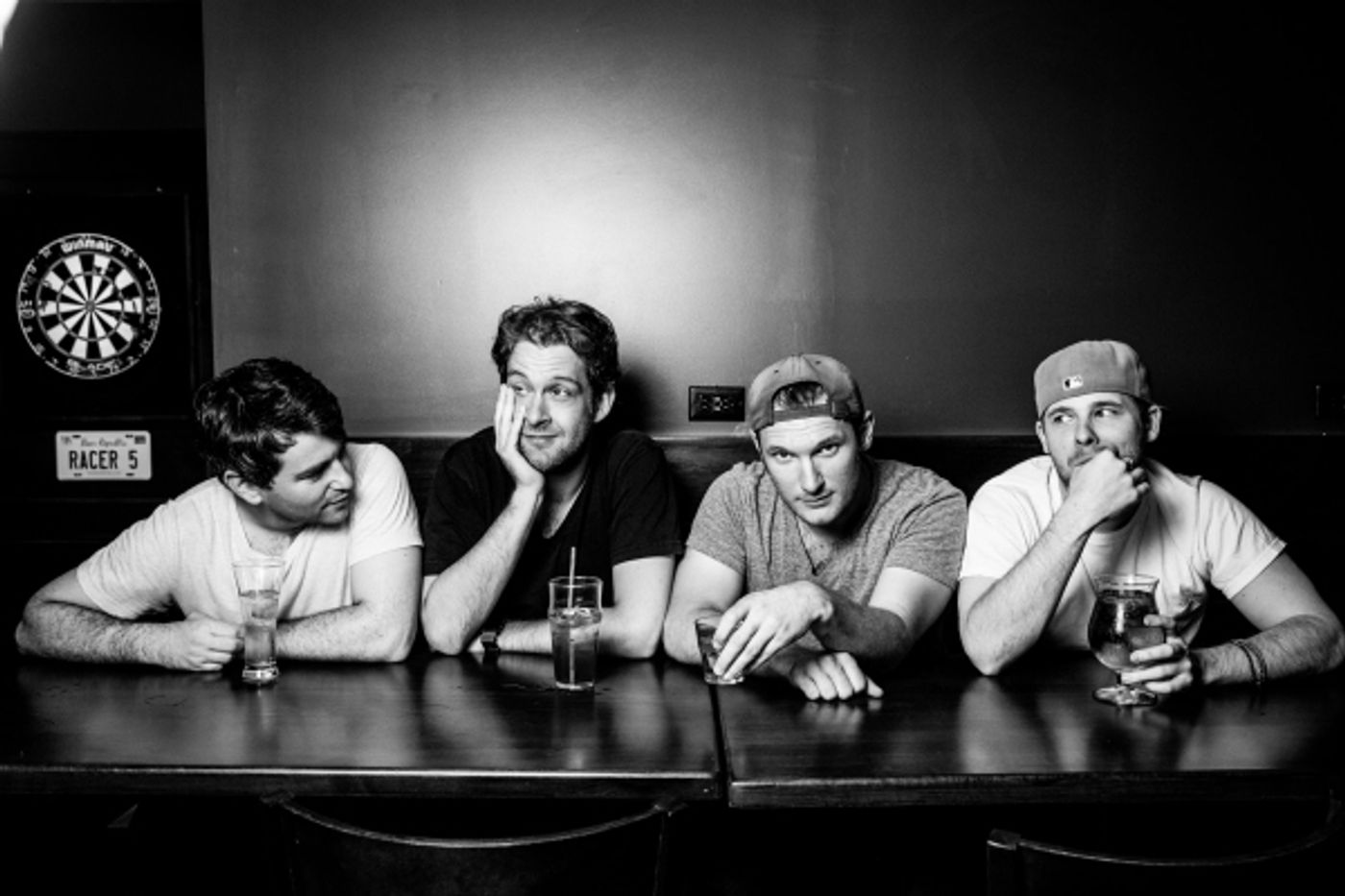 Photo Flash Exclusive: Alex Brightman, Drew Gasparini, F. Michael Haynie, & Andrew Kober Preview New Show THE (M)ORONS HAPPY HOUR!  Image